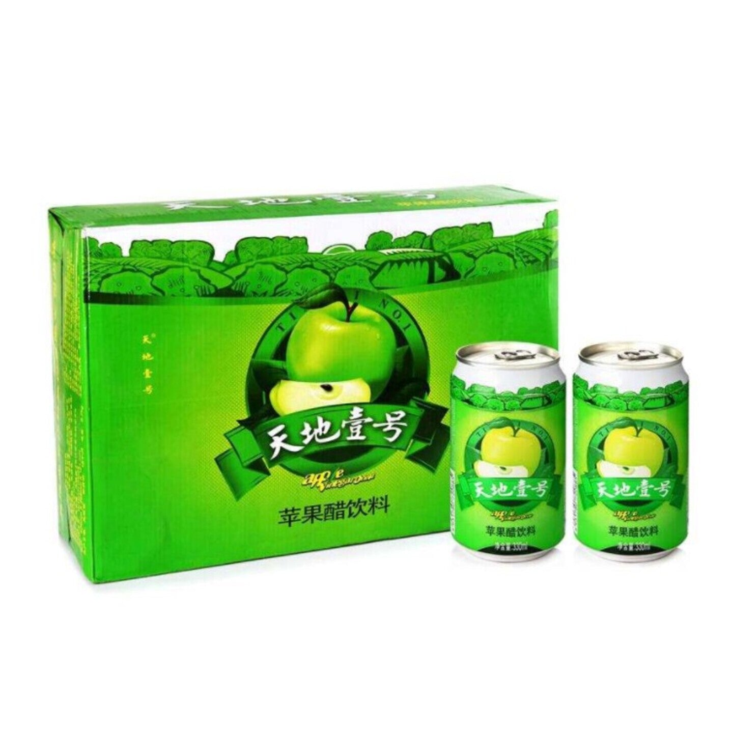 Tian Di No. 1 Apple Vinegar 330ml/can