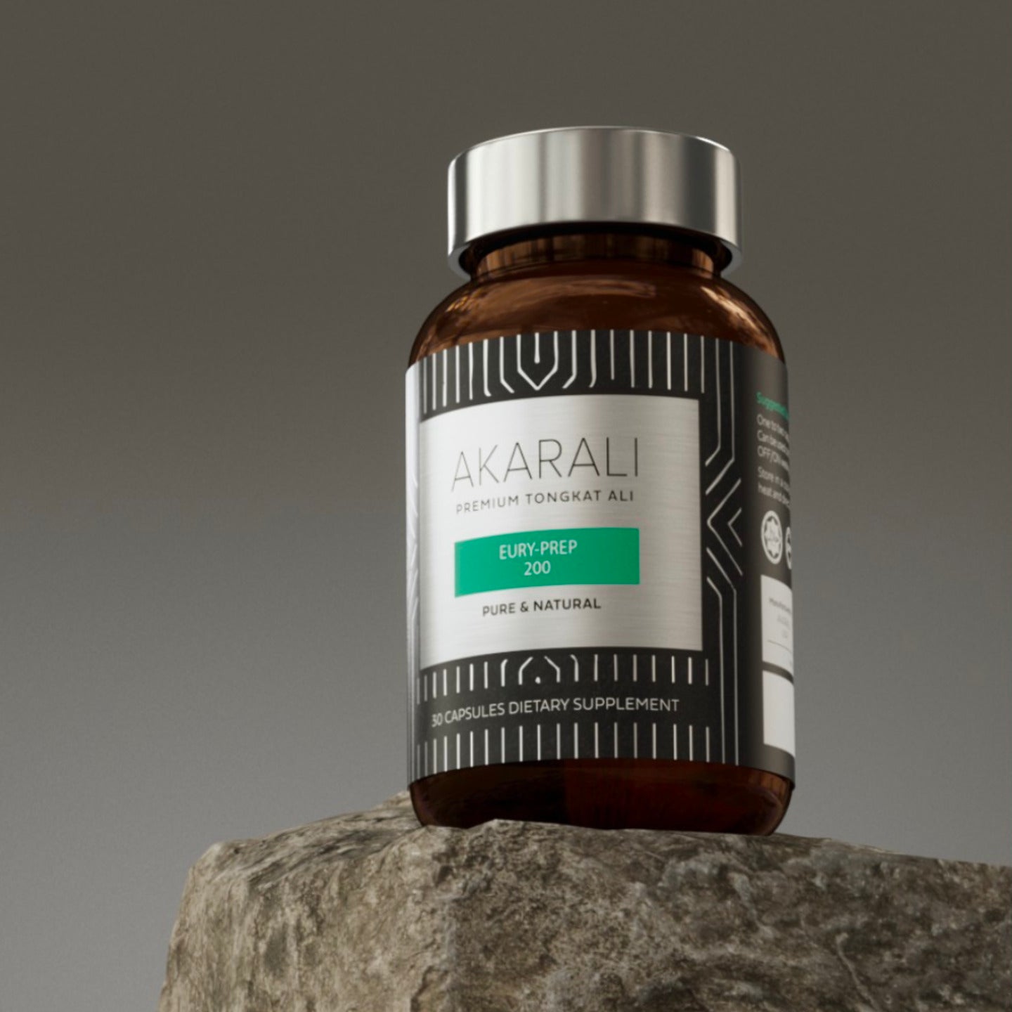 Tongkat Ali Standardized Hot Water Root Extract | 60 capsules